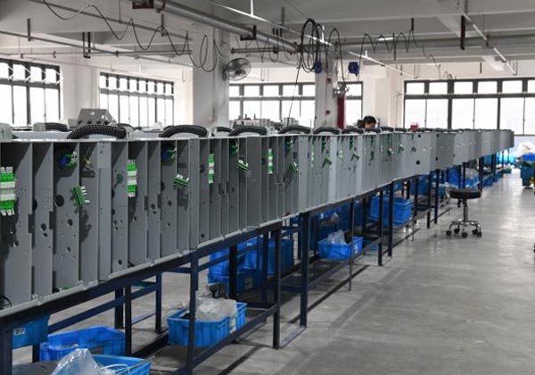 High voltage circuit breaker switch production line