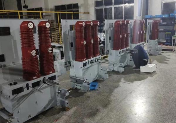 High voltage circuit breaker switch production line