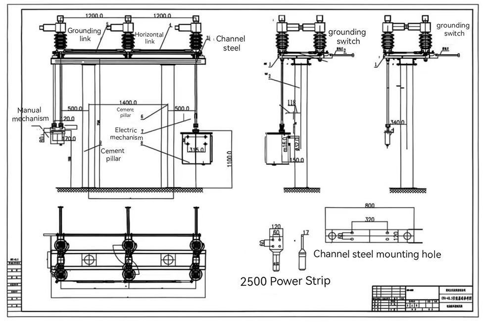 Isolation Switch Outdoor Manual Motorized